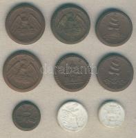 Német Birodalom/Weimari Köztársaság/Sachsen/Freiberg/Meissen 1921. 20Pf + 1M (2x) + 2M (3x) + 50Pf +...