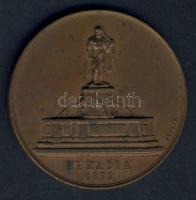 1872. "Mehádia-Magyar Orvosok és Természetvizsgálók..." Br plakett. Szign:Seidán T:2 foltos