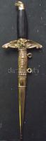 Magyar Királyi Légierő Repülőtiszti tőr gyűjtői replikája 38cm-es hosszúsággal, jó állapotban