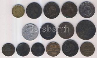 Kis vegyes világpénz tétel: szovjetunió, Nagy-Britannia, Svédország, Olaszország, Franciaország, Gör...