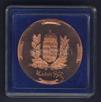 1996. A Magyar Köztársaság Honvédelmi Miniszterétől, Keleti Györgytől adományozott fém emlékérem ere...