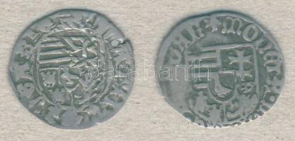 I.Mátyás 1458-1490. Denár Ag (2x) T:3/4,3-