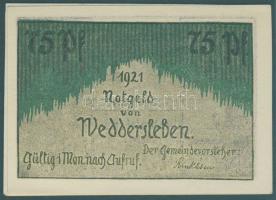 Német Birodalom/Weimari Köztársaság / Neddersleben 1921. 75Pf (4x) mindegyik különböző T:I