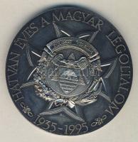 1995. Hatvan éves a magyar légoltalom fém emlékérem eredeti dísztokban T:1-