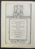 1936 A téli olimpia története 128 oldalas album cigarettaképekkel és kihajtható térképpel / The winter Olympic Games of Garmisch-Partenkirchen on cigarette-pictures 128pbook + map