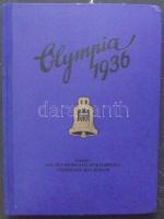 1936 A téli olimpia története 128 oldalas album cigarettaképekkel és kihajtható térképpel / The wint...
