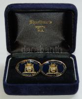 2db mandzsettagomb "Jogalkotási Gyűlés Nyugat-Ausztrália" felirattal, eredeti dísztokban, új állapotban