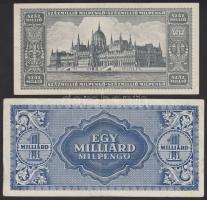 1945-46. 100.000P (6x) + 1.000.000P (8x) + 10.000.000P (14x) + 100.000.000P + 1000.000.000P (2x) + 1...