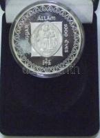 2000. A Magyar Állam 1000. éves évfordulójára készült Ag érem, eredeti dísztokban, tanúsítvánnyal! (...