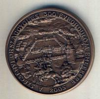 2005. A "Szécsényi Országgyűlés 300. évfordulója / Rákóczi Fejedelem" br érem, eredeti dísztokban. Szign: MÉE T:1