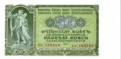 Csehszlovákia 1953. 50K "HK" sorozat T:I