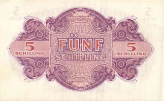 Ausztria/Szövetséges megszállás 1944. 5Sch (3x) egymás utáni sorszámúak T:I
