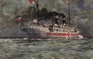 German Red Cross steamship s: M. Zeno Diemer (EK)