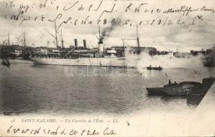 Saint-Nazaire, steamships, boats