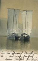 Sailing boats s: M. Andreossi, Vitorlás hajók s: M. Andreossi