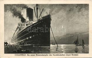 Norddeutscher Lloyd SS Columbus