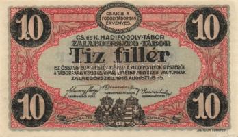 Zalaegerszeg/hadifogolytábor 1916. augusztus 15. 10f T:I