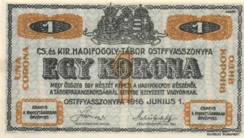 Ostffyasszonyfa/hadifogolytábor 1916. június 1. 1K T:I