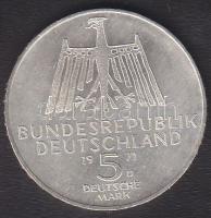 NSZK 1971. 5M Ag "Dürer" T:2+ apró ph