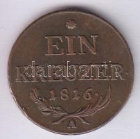Ausztria 1816A 1Kr T:2 ph.