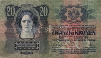 1912. 100K + 1913. 20K + 1915. 10K + 1917. 2K + 1920. 1000K + 1922. 1000K T:vegyes