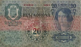 1912. 100K + 1913. 20K + 1915. 10K + 1917. 2K + 1920. 1000K + 1922. 1000K T:vegyes