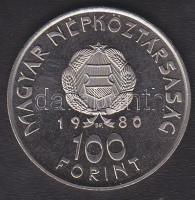 1980. 100Ft "Szovjet-magyar közös űrrepülés" T:PP