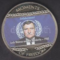 Libéria 2004. 10$ "Szabadság pillanatai-Lech Walesa" multicolor T:PP