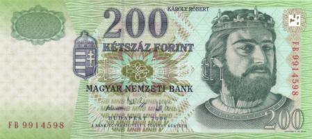 1949-1993. 100Ft (7x) + 1969. 10Ft (2x) + 1962. 20Ft + 1975. 500Ft + 2005-2006. 200Ft (2x) T:vegyes