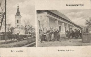 Garamszentgyörgy with the house of Mór Paskusz (fa)