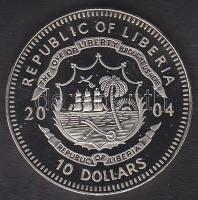 Libéria 2004. 10$ "Szabadság pillanatai-Spanyol flotta megsemmisítése" multicolor tanúsítv...