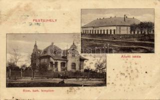 Budapest XV. Pestújhely templom és iskola (EB)