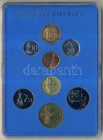 Szlovákia 1999. 7+1db-os 10h-10Sk forgalmi érmesor eredeti dísztokban! T:BU
