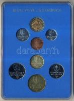 Szlovákia 1999. 7+1db-os 10h-10Sk forgalmi érmesor eredeti dísztokban! T:BU