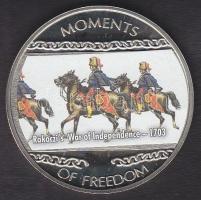 Libéria 2004. 10$ "Szabadság pillanatai-Rákóczi szabadságharc" multicolor tanúsítvánnyal T:PP HUNGARIKA!