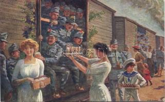 Military WWI pleasing the soldiers s: F. Holoubek