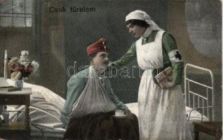 Military WWI Red Cross propaganda, patience  (fl)