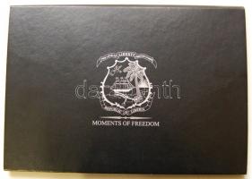Éremtartó tálca "Republic of Liberia-Moments of freedom" érmék tárolásásra 24db
