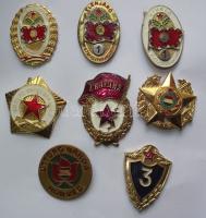 8db klf vegyes magyar és orosz katonai kitűntetés T:1-