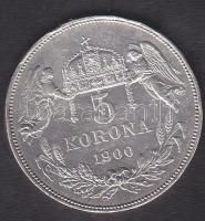 1900. 5K Ag "Ferenc József" T:2- ph