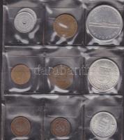 1943-1945. 1P, 2P, 5P + 1946-1953. 2f (5x) + 1946. 20f (2x) T:2,3