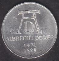 NSZK 1971. 5M Ag "Dürer" T:2+