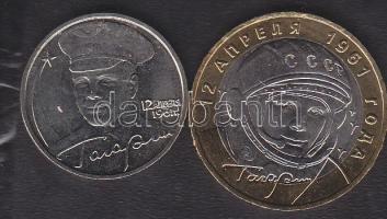 Oroszország 2001sp. 2R "Gagarin + 10R "Gagarin" T:BU
