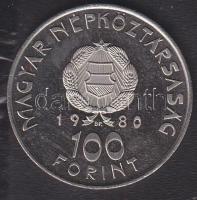 1980. 100Ft "Szovjet-magyar közös űrrepülés" T:PP