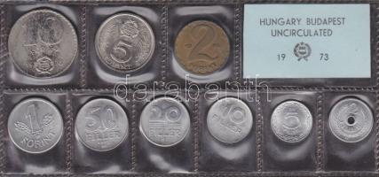 1973. 2f-10Ft 9db klf, forgalmi szettben T:1