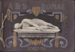 cca 1900 Roma 40 képet tartalmazó dekoratív füzet 30x20 cm