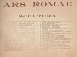 cca 1900 Roma 40 képet tartalmazó dekoratív füzet 30x20 cm