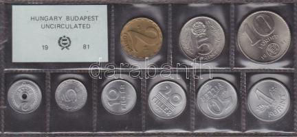 1981. 2f-10Ft 9db klf forgalmi sor szettben T:1