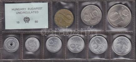 1980. 2f-10Ft 9db klf forgalmi sor szettben T:1