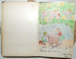 cca 1930 Emlékkönyv néhány rajzzal